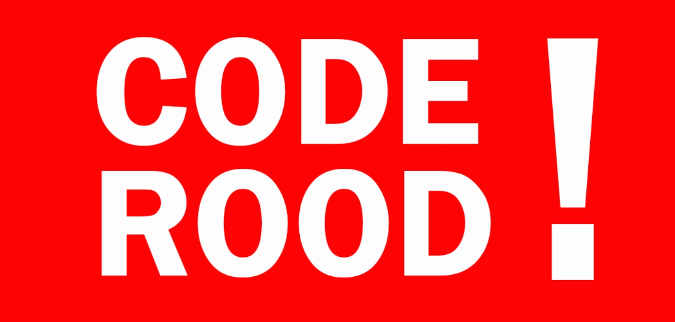 code rood