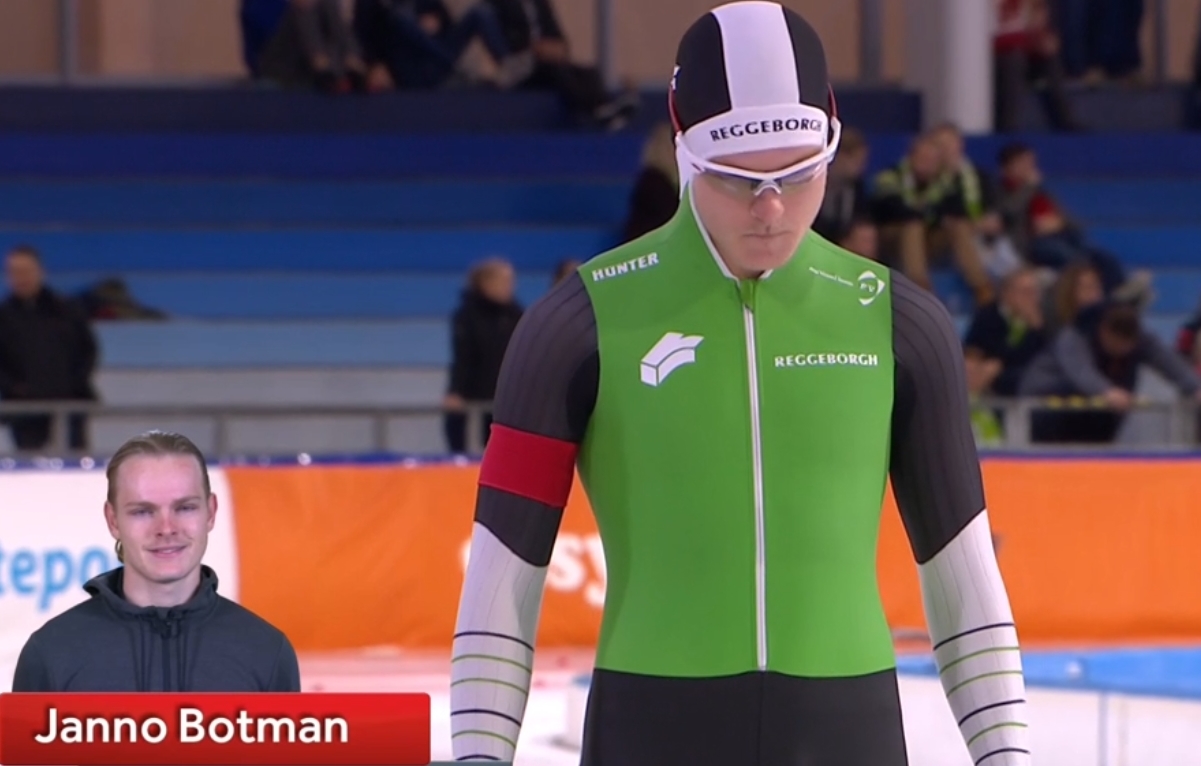 De strijd om de sprinttitel barst los, aan de start o.a. Janno Botman